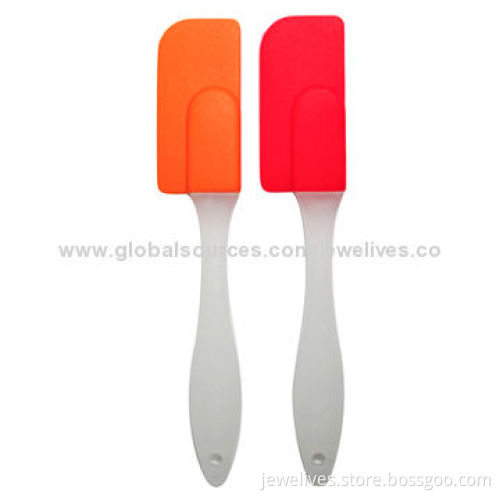 Wholesale silicone spatula with plastic handle